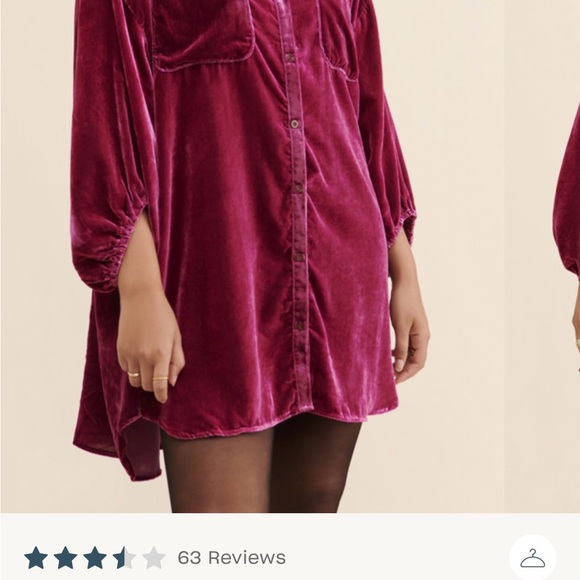 Free People Lux Purple Shirtdress - Picture 7 of 12